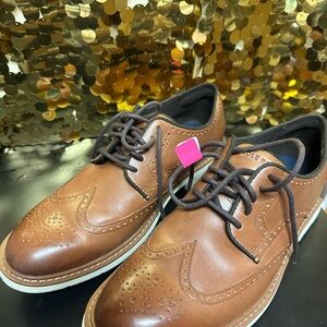 Cole Haan Tan Leather Men's Oxfords